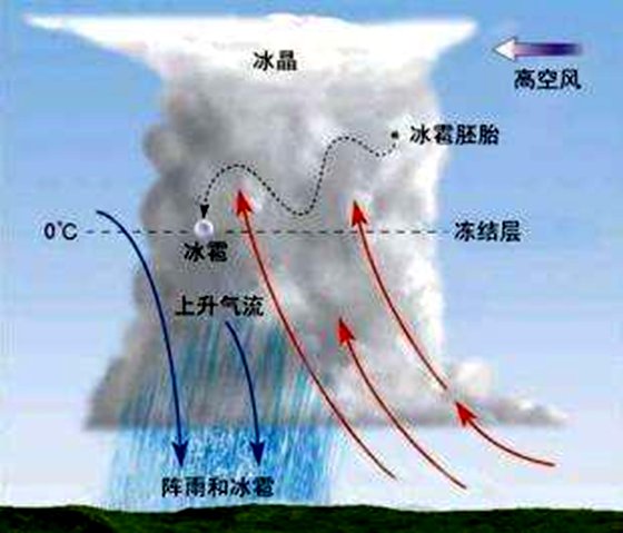 為什么夏天會下冰雹,冰雹產生原因及預防措施