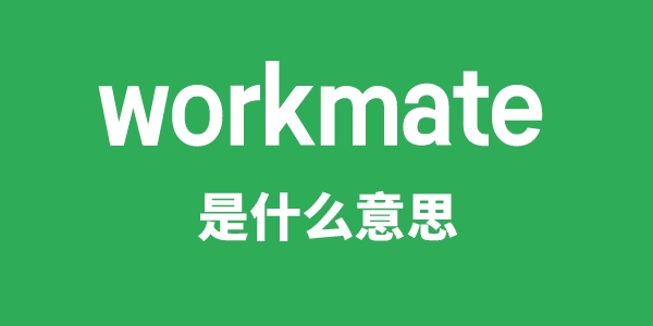 workmate是什么意思