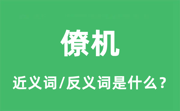 僚機的近義詞和反義詞是什么,僚機是什么意思