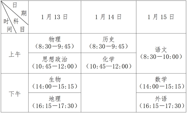 江蘇小高考時間2024具體時間安排表