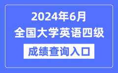 2024年6月英語四級成績查詢官