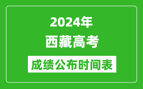 2024年西藏高考分數線一覽表（含一本,二本,專科分數線）